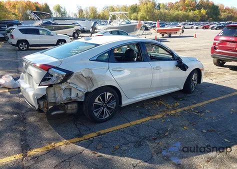 2018 Honda Civic Ex-L from USA, damaged, VIN JHMFC1F70JX033583